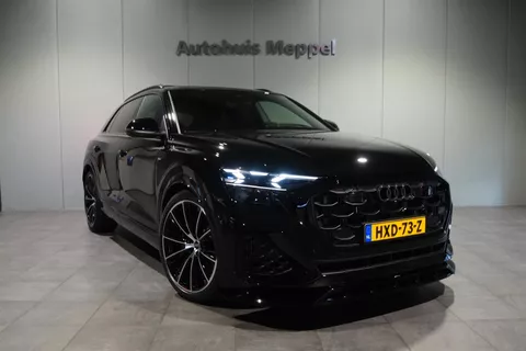 Audi Q8 60 TFSI S-Competition *NIEUW*490PK | Direct rijden | B&amp;O | 23&quot; | 5 jaar Garantie | Trekhaak |