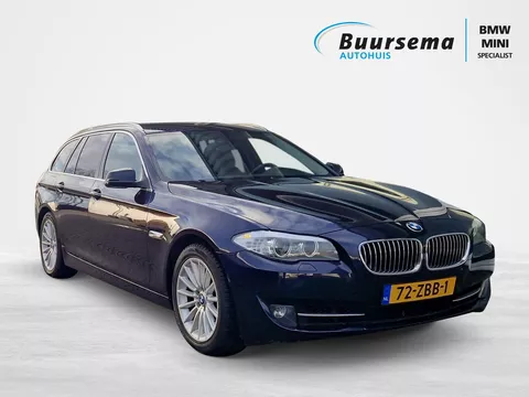 BMW 5 Serie 5er Reihe 520i High Executive | Automaat |Comfortseats | Proffesional navigatie | Zwart lederen interieur