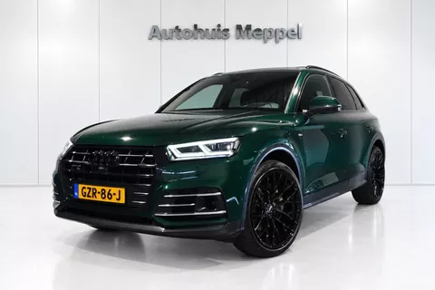 Audi Q5 50 TFSI S-Line*SOH96%*Lucht-V*B&amp;O*Massage*GeruiteStoel*Matrix*HUD*PANO*Trekhaak*Memory